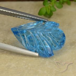 Topaz Gemstone in 17 x 11.9 mm Size for Sale, Topaz Stone in Swiss Blue Color