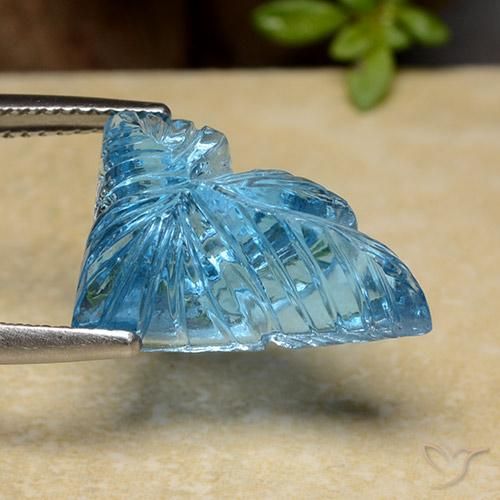 Topaz Gemstone in 16.7 x 11.5 mm Size for Sale, Topaz Stone in Swiss Blue Color