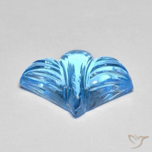 Topaz Gemstone in 16.8 x 11.6 mm Size for Sale, Topaz Stone in Swiss Blue Color