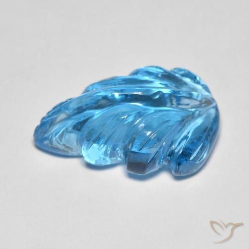 Topaz Gemstone in 16.9 x 11.6 mm Size for Sale, Topaz Stone in Swiss Blue Color