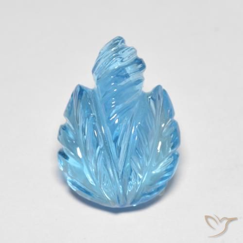 13.69ct Natural Swiss Blue Topaz, Fancy, Transparent