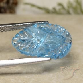 Topaz Gemstone in 13.4 x 10.3 mm Size for Sale, Topaz Stone in Swiss Blue Color