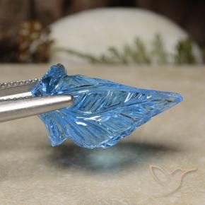 Topaz Gemstone in 21.1 x 10.8 mm Size for Sale, Topaz Stone in Sky Blue Color