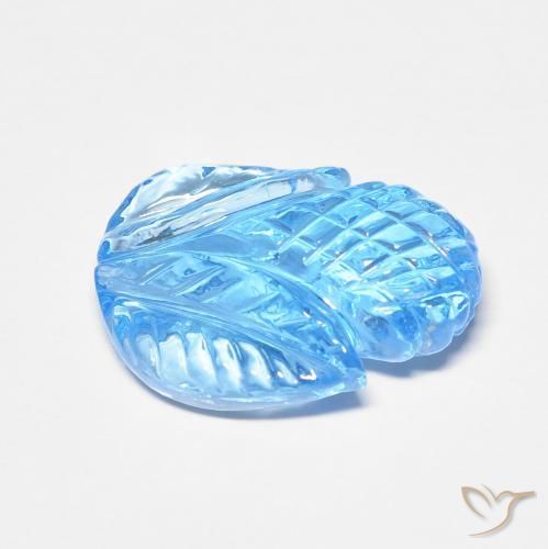 Topaz Gemstone in 15.1 x 10.9 mm Size for Sale, Topaz Stone in Sky Blue Color