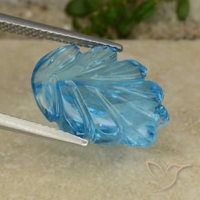 Topaz Gemstone in 16 x 12 mm (calibrated) Size for Sale, Topaz Stone in Swiss Blue Color