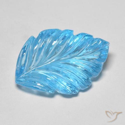 13.67ct Natural Swiss Blue Topaz, Fancy, Transparent