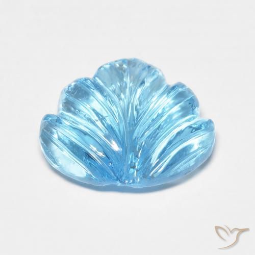 Topaz Gemstone in 14 x 12 mm (calibrated) Size for Sale, Topaz Stone in Sky Blue Color