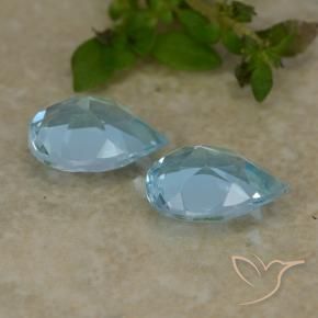 Topaz Gemstones in 7 x 5 mm (calibrated) Size for Sale, Topaz Stones in Sky Blue Color