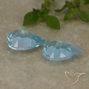 Topaz Gemstones in 7 x 5 mm (calibrated) Size for Sale, Topaz Stones in Sky Blue Color
