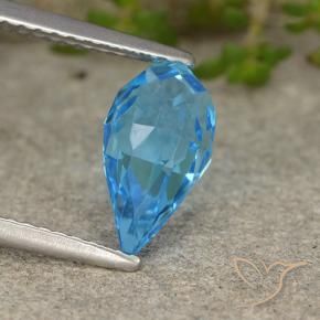 Topaz Gemstone in 10.1 x 5.7 mm Size for Sale, Topaz Stone in Swiss Blue Color