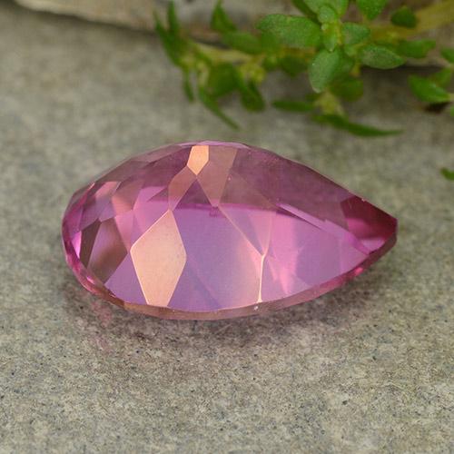 Topaz Gemstone in 14 x 10 mm (calibrated) Size for Sale, Topaz Stone in Hot Pink Color
