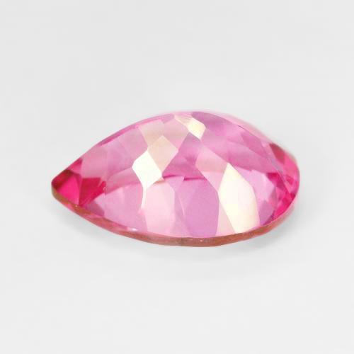 Topaz Gemstone in 14 x 10 mm (calibrated) Size for Sale, Topaz Stone in Hot Pink Color