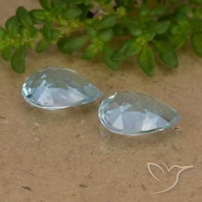 Topaz Gemstones in 7 x 5 mm (calibrated) Size for Sale, Topaz Stones in Sky Blue Color