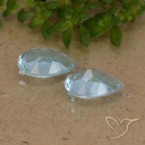 Topaz Gemstones in 7 x 5 mm (calibrated) Size for Sale, Topaz Stones in Sky Blue Color
