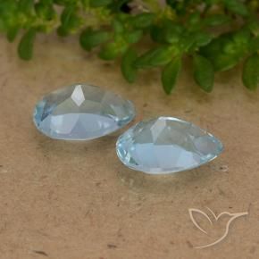 Topaz Gemstones in 7 x 5 mm (calibrated) Size for Sale, Topaz Stones in Sky Blue Color