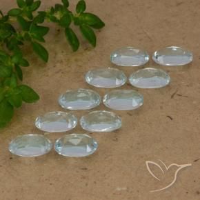 Topaz Gemstones in 5 x 3 mm (calibrated) Size for Sale, Topaz Stones in Sky Blue Color