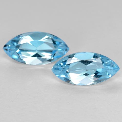 1.3ct Marquise Facet Sky Blue Topaz Gem for sale 1.3ct Marquise Facet Sky Blue Topaz Gem (ID: 489081)