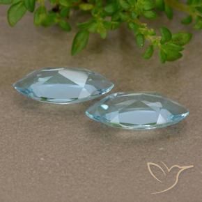 Topaz Gemstones in 10.1 x 5.1 mm Size for Sale, Topaz Stones in Sky Blue Color