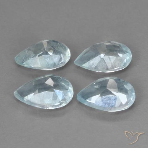 Topaz Gemstones in 7 x 5 mm (calibrated) Size for Sale, Topaz Stones in Sky Blue Color