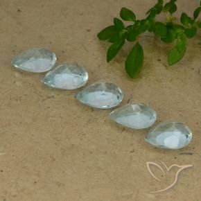 Topaz Gemstones in 7 x 5 mm (calibrated) Size for Sale, Topaz Stones in Sky Blue Color