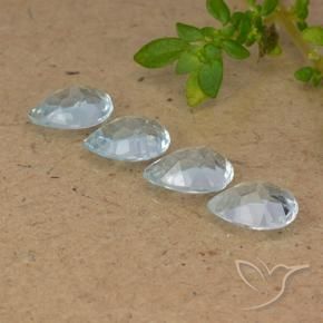 Topaz Gemstones in 7 x 5 mm (calibrated) Size for Sale, Topaz Stones in Sky Blue Color
