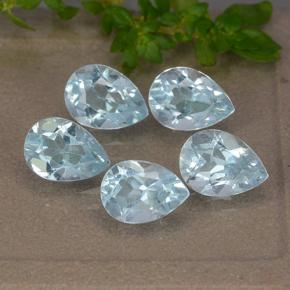 0.9ct Pear Facet Sky Blue Topaz Gem for sale 0.9ct Pear Facet Sky Blue Topaz Gem (ID: 489338)