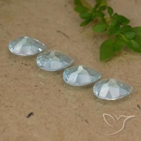 Topaz Gemstones in 7 x 5 mm (calibrated) Size for Sale, Topaz Stones in Sky Blue Color