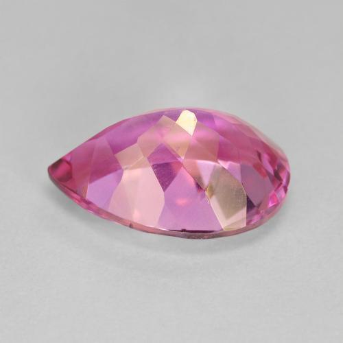 Topaz Gemstone in 14 x 10 mm (calibrated) Size for Sale, Topaz Stone in Hot Pink Color