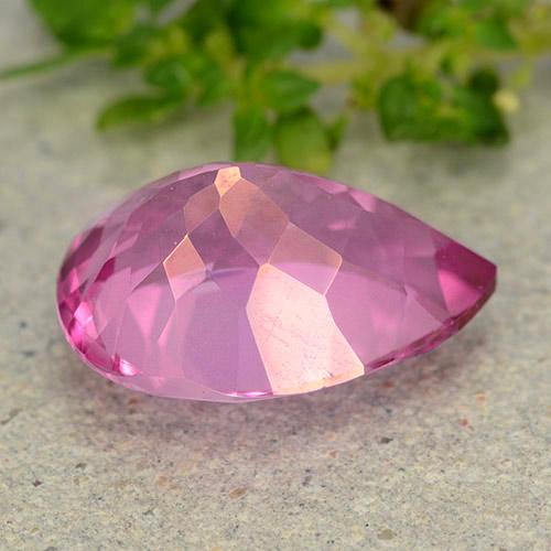 Topaz Gemstone in 14 x 10 mm (calibrated) Size for Sale, Topaz Stone in Deep Magenta Color
