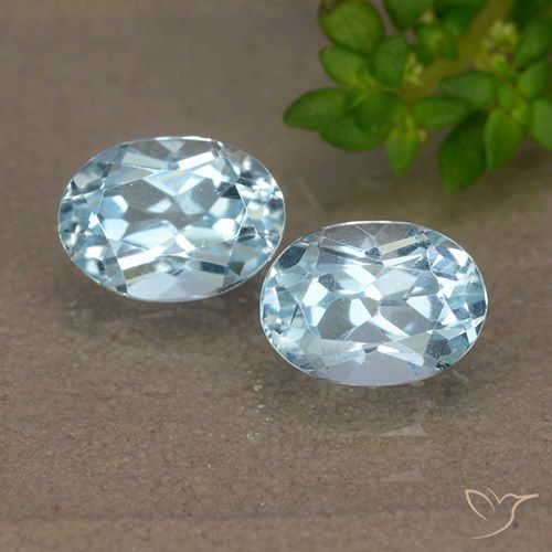 Sky Blue Topaz Gem - 1.2ct Oval Facet (ID: 490077)
