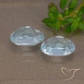 Topaz Gemstones in 7 x 5 mm (calibrated) Size for Sale, Topaz Stones in Sky Blue Color