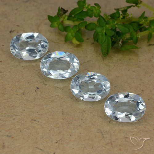 3.77ctw Natural Sky Blue Topaz, Oval, VVS-VS