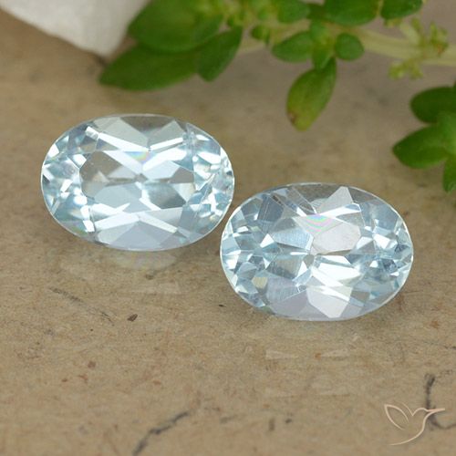 2.07ctw Natural Sky Blue Topaz, Oval, VVS-VS