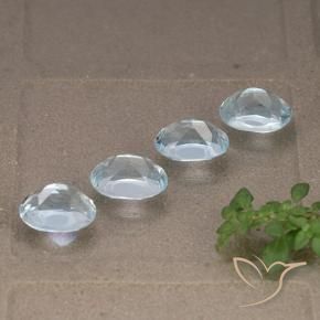 Topaz Gemstones in 7 x 5 mm (calibrated) Size for Sale, Topaz Stones in Sky Blue Color