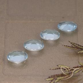 Topaz Gemstones in 7 x 5 mm (calibrated) Size for Sale, Topaz Stones in Sky Blue Color