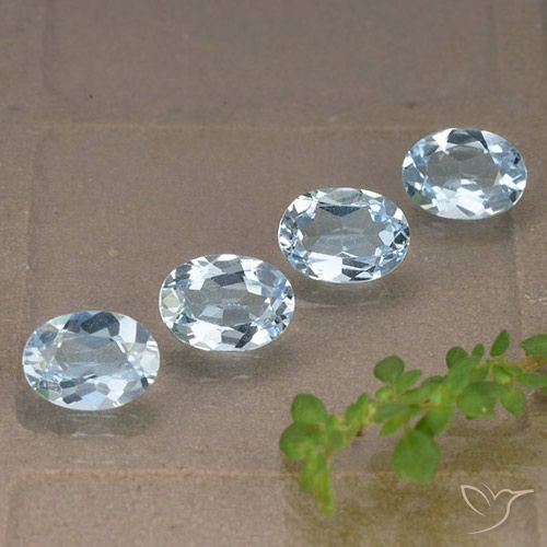 3.72ctw Natural Sky Blue Topaz, Oval, VVS-VS