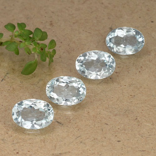 Небесно Голубой Топаз Камень - 1ct Фасетный Овал (ID: 491209)