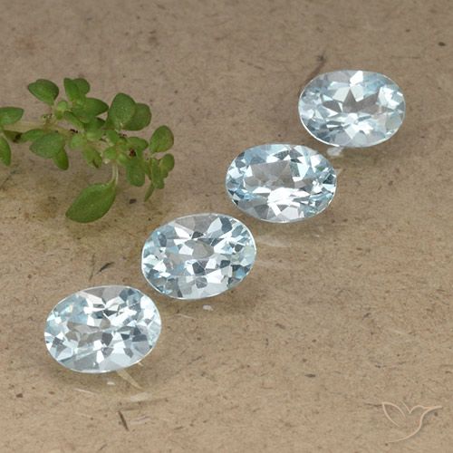 3.78ctw Natural Sky Blue Topaz, Oval, VVS-VS