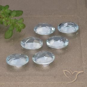 Topaz Gemstones in 7 x 5 mm (calibrated) Size for Sale, Topaz Stones in Sky Blue Color