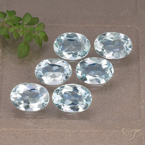 5.79ctw Natural Sky Blue Topaz, Oval, VVS-VS