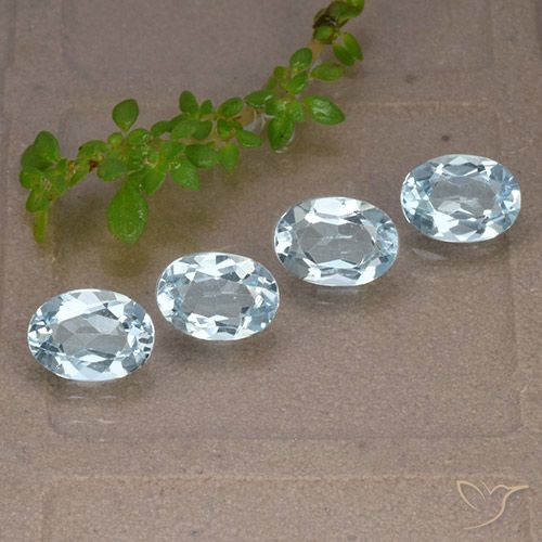 3.78ctw Natural Sky Blue Topaz, Oval, VVS-VS
