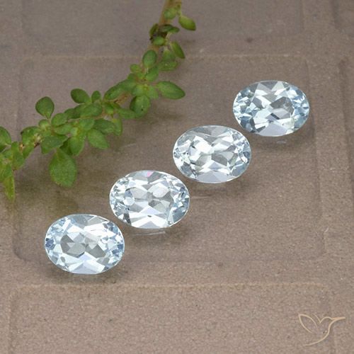 3.78ctw Natural Sky Blue Topaz, Oval, VVS-VS