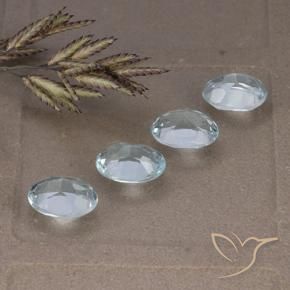 Topaz Gemstones in 7 x 5 mm (calibrated) Size for Sale, Topaz Stones in Sky Blue Color