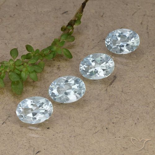 3.74ctw Natural Sky Blue Topaz, Oval, VVS-VS