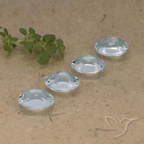 Topaz Gemstones in 7 x 5 mm (calibrated) Size for Sale, Topaz Stones in Sky Blue Color