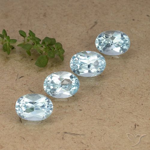 4.71ctw Natural Sky Blue Topaz, Oval, VVS-VS