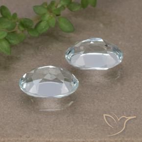 Topaz Gemstones in 7 x 5 mm (calibrated) Size for Sale, Topaz Stones in Sky Blue Color