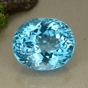 95.1ct Oval Facet Swiss Blue Topaz for sale thumb image of 95.1ct Oval Facet Swiss Blue Topaz (ID: 498652)