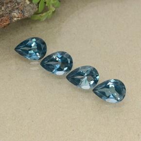 0.8ct Pear Facet London Blue Topaz for sale thumb image of 0.8ct Pear Facet London Blue Topaz (ID: 498712)