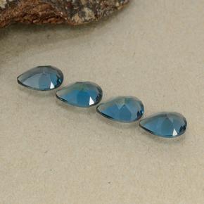 Topaz Gemstones in 7 x 5 mm (calibrated) Size for Sale, Topaz Stones in London Blue Color